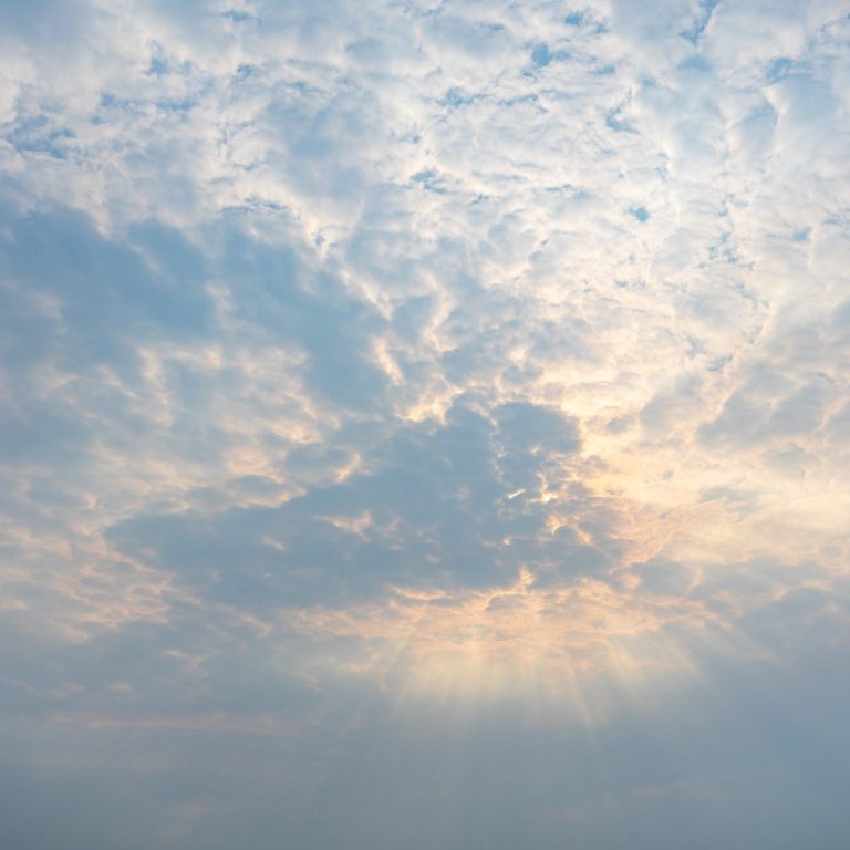 Ein Sonnenstrahl vom Himmel